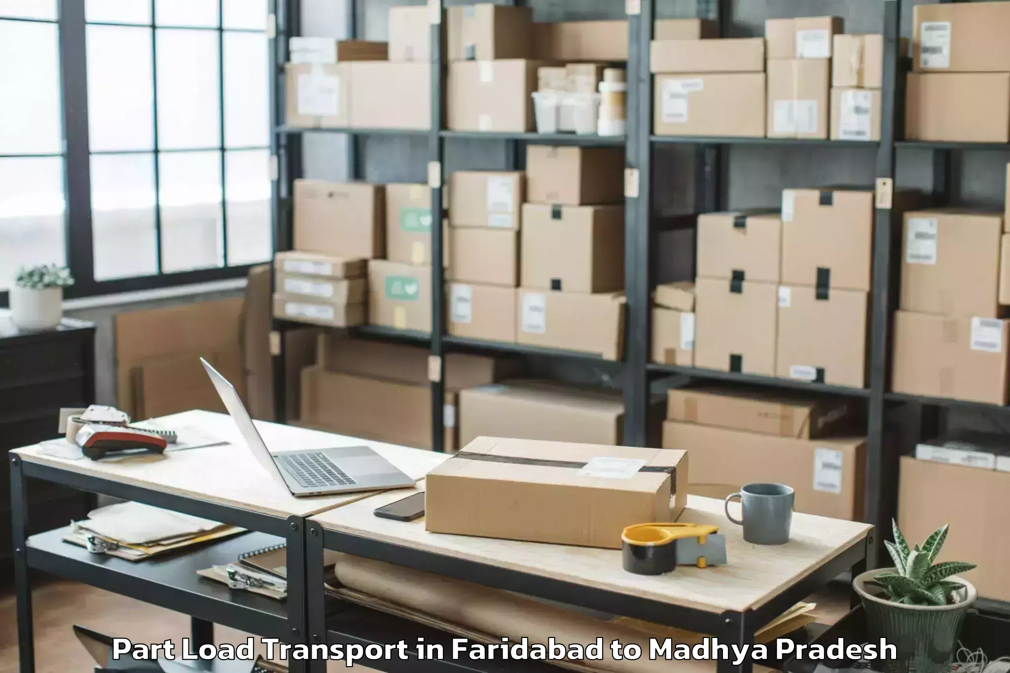 Discover Faridabad to Pipariya Part Load Transport